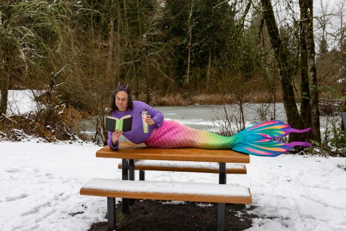 Mermaid Presence Winter 2025 - Playing in the Snow, 2025 Mermaid Presence Winter 2025
